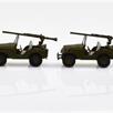 ACE Arwico Collection Edition 005106 Willys Jeep M38A1 PAK58-Panzer Abwehr (2 Stk.) CH H0 | Bild 3