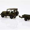 ACE Arwico Collection Edition 005102 Armee-Jeep Willys M38A1 mit Anhänger HO | Bild 6