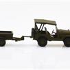 ACE Arwico Collection Edition 005102 Armee-Jeep Willys M38A1 mit Anhänger HO | Bild 5
