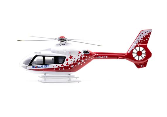 ACE TOY 001109 EC-135 Air-Glaciers Helikopter Midi (Light+Sound) white | Bild 5