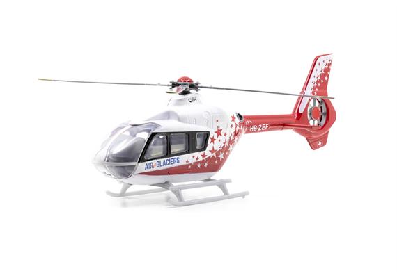 ACE TOY 001109 EC-135 Air-Glaciers Helikopter Midi (Light+Sound) white | Bild 2
