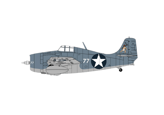 Airfix A02070A Grumman F4F-4 Wildcat, Bausatz - Massstab 1:72 | Bild 3
