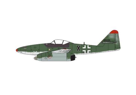 Airfix A03090A Messerschmitt Me262A-1a/2a - Massstab 1:72 | Bild 3