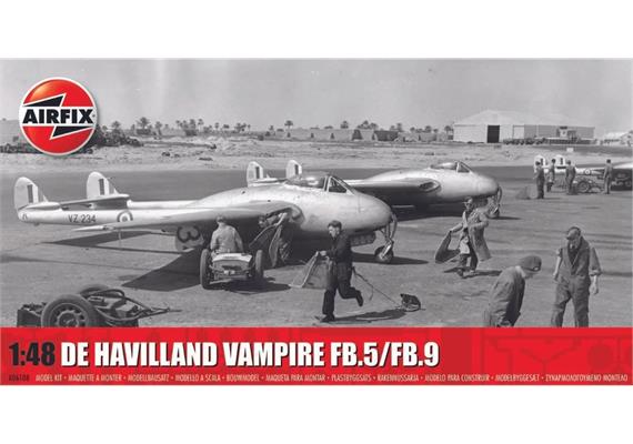 Airfix A06108 De Havilland Vampire FB.5/FB.9 - Massstab 1:48 | Bild 2