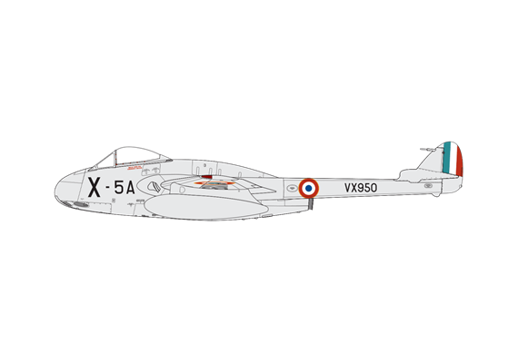 Airfix A06108 De Havilland Vampire FB.5/FB.9 - Massstab 1:48 | Bild 5