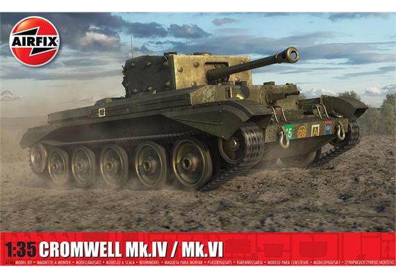 Airfix A1384 Cruiser Mk.VIII A27M Cromwell Mk.IV / Mk.VI - Massstab 1:35 | Bild 1