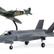 Airfix A50190 Then and Now' Spitfire Mk.Vc & F-35B Lightning II - Massstab 1:72 | Bild 2