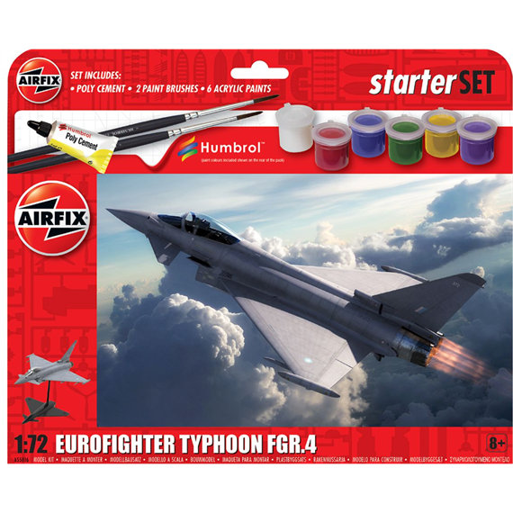 Airfix A55016 Starter Set - Eurofighter Typhoon FGR.4 - Massstab 1:72