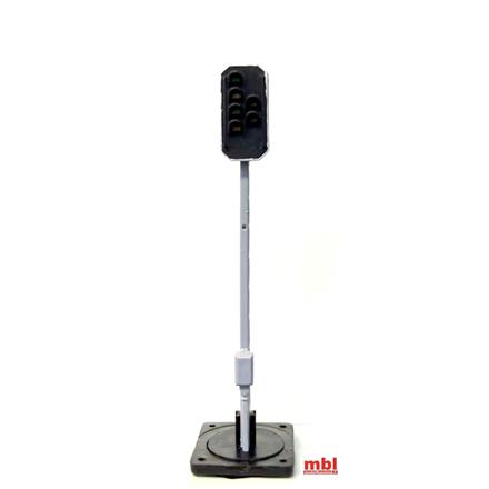 AlphaModell 6240 Hauptsignal breite Bauform mit 6 Linsen - H0 (1:87)