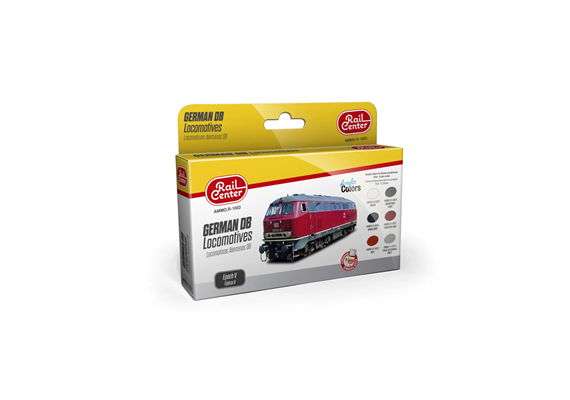 AMMO R-1003 Rail Center Deutsche DB-Lokomotiven, Epoche V, Farb-Set