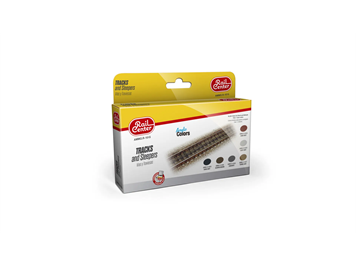 AMMO R-1015 Rail Center Gleise und Schwellen, Farb-Set