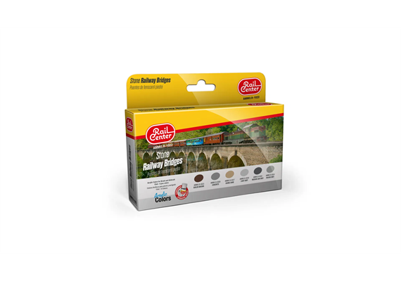 AMMO R-1022 Rail Center Steinbrücken, Farb-Set