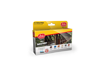 AMMO R-1023 Rail Center Metallbrücken, Farb-Set