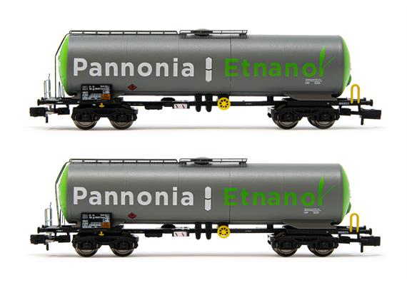Arnold 6536 Kesselwagenset "Pannonia / Ethanol" WASCOSA 2teilig, N (1:160)