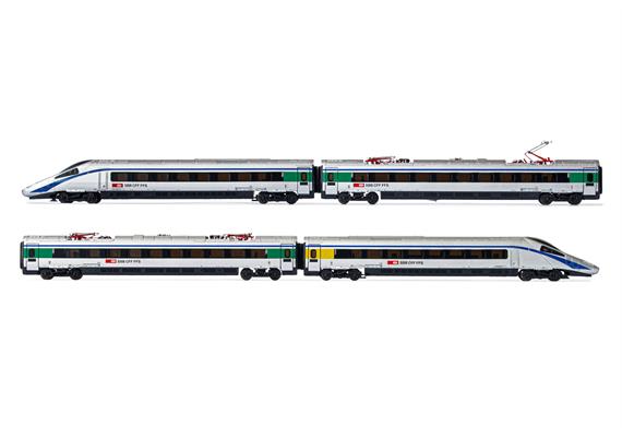 Arnold HN2470S SBB Triebzug Cisalpino ETR610 4teilig, DC, digital DCC m. Sound - N (1:160)