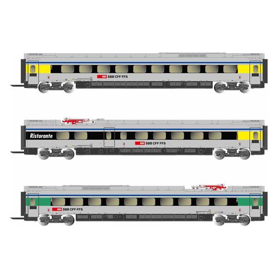 Arnold HN3503 SBB Mittelwagen zu ETR610, 3teilig - N (1:160)