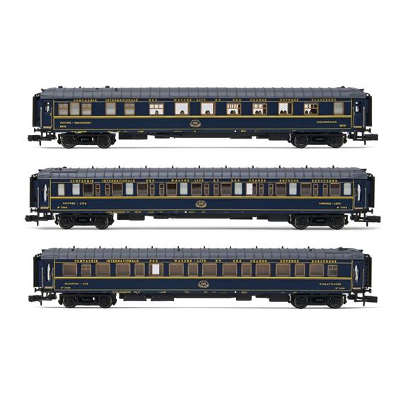 Arnold HN4402 CIWL 3 Wagen Train Bleu WR + 2x Lx Set 2Ep. III - N (1:160)