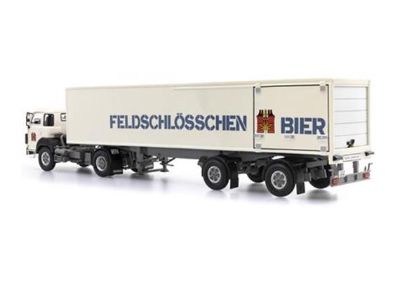 ATC 005526 Saurer D330B Frontlenker Sattelzug Feldschlösschen Bier, Massstab 1:43 | Bild 5