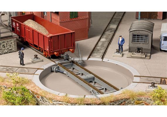 Auhagen 11481 Drehscheibe 2-Leiter-System - H0 (1:87) | Bild 4
