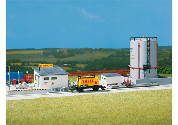 Auhagen 12264 Kleines Tanklager mit Hochtank HO | Bild 3