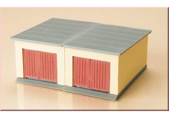 Auhagen 12341 2 Garagen - 1:100