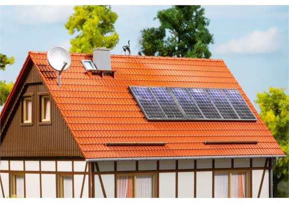 Auhagen 41651 Sat.-Anlagen, Solarkollektoren - H0 (1:87) | Bild 1