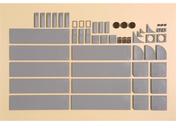 Auhagen 42657 Gehwegplatten mit Zubehör - H0 (1:87) | Bild 6