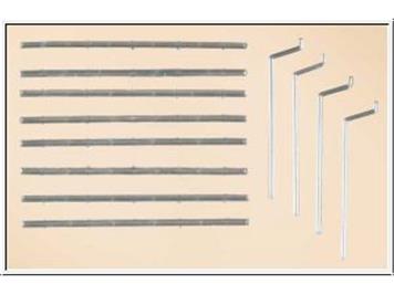 Auhagen 48643 Dachrinnen, Fallrohre - H0 (1:87)