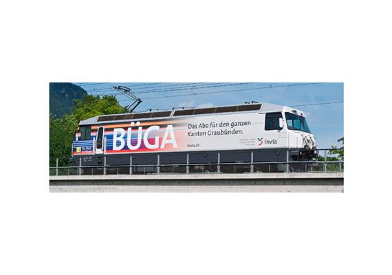 Bemo 1359 186 RhB Ge 4/4 III 646 "BÜGA", DC 2L, digital DCC/MM/Sound - H0m