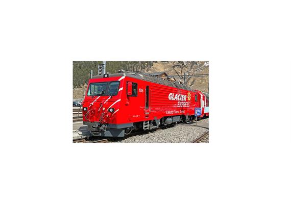 Bemo 1362 275 MGB HGe 4/4 II 105 Zahnradlok "Glacier Express", DC 2L digital/Sound - H0m