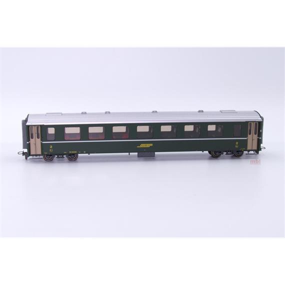 Bemo 3240 115 RhB B 2445 Einheitswagen II grün - H0m (1:87)