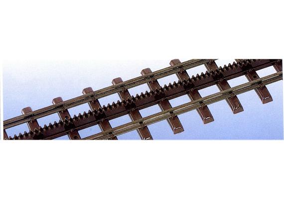 Bemo 4245 017 Zahnstangengleis, Länge 1000 mm, Bausatz - H0m (1:87)