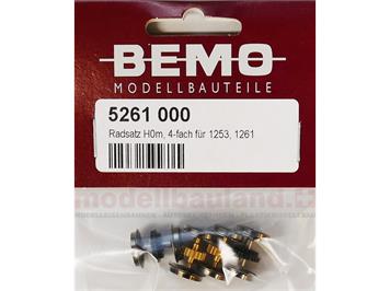 Bemo 5261 000 Radsatz komplett für GHe 4/4 BVZ - H0m