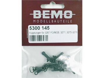 Bemo 5300 145 Kupplung für 32672xx, 3271/3275-3279, 10 Stück - H0m (1:87)