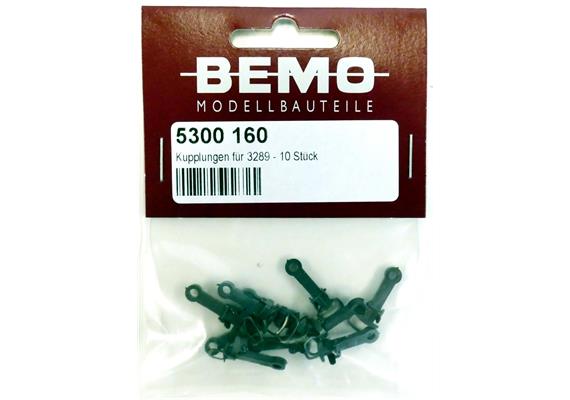 Bemo 5300 160 Kupplung für 3289 xxx, 10 Stück, H0m (1:87)