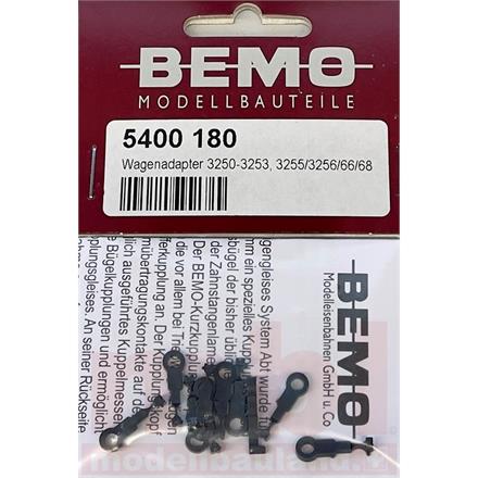 Bemo 5400 180 Kurzkupplung Wagenadapter, L=12mm (Code I), 10 Stk. - H0m (1:87)