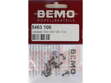 Bemo 5463100 Lokadapter 1263/ 1264/ 1283, für Kurzkupplung, 10 Stück - H0m (1:87)