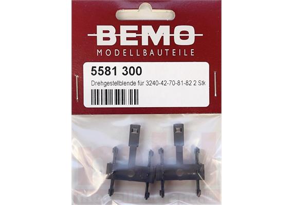 Bemo 5581 300 Drehgestellblende RhB EWIII, 2 Stück - H0m (1:87)