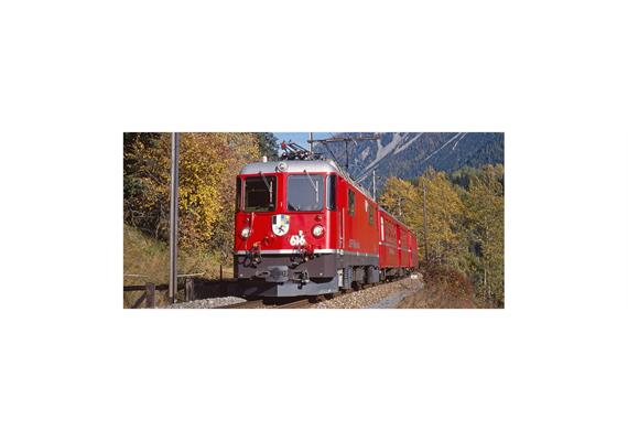 Bemo 9358126 RhB Ge 4/4 II 616 Universallok "Filisur", digital/Sound - 0m