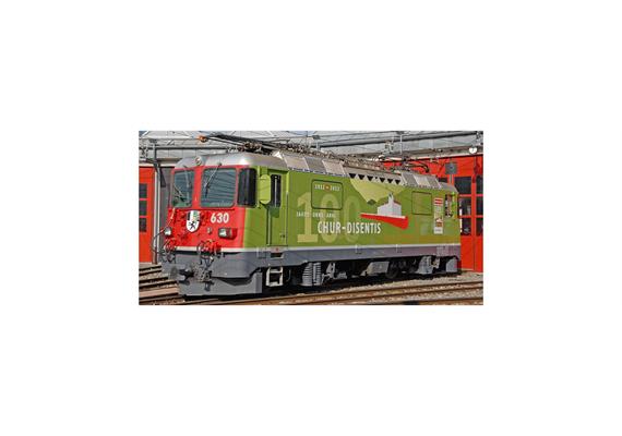 Bemo 9358140 RhB Ge 4/4 II 630 Werbelok "100 Jahre Chur - Disentis", digital/Sound - 0m
