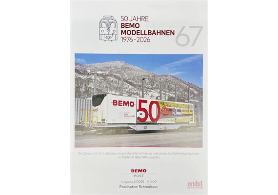Bemo Post Nr. 67 - Faszination Schmalspur im Massstab H0m, H0e und 0m