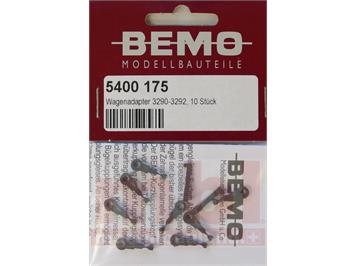 Bemo 5400 175 Wagenadapter für 3290-3292 - 10 Stück - H0m (1:87)