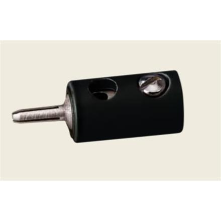 Brawa 3058 Stecker rund 2,5 mm schwarz, 10 Stück