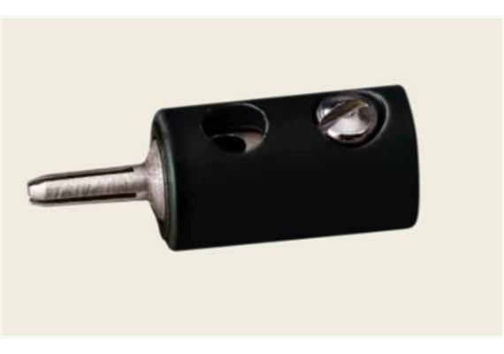 Brawa 3058 Stecker rund 2,5 mm schwarz, 10 Stück