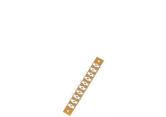 Brawa 3912 Lötösenleiste, 10 Anschlüsse, 72 mm lang