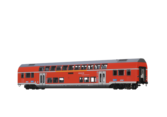 BRAWA 44510 TWINDEXX VARIO DOPPELSTOCK-MITTELWAGEN 1./2. KL. DER DB AG (ERGÄNZUNG) - DC 2L