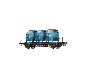 Brawa 50599 Behältertragwagen BTs 30 DB, mit Efkr401 "Knorr" - H0 (1:87)