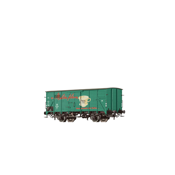 BRAWA 67490 gedeckter Güterwagen G10 "Melitta" DB N