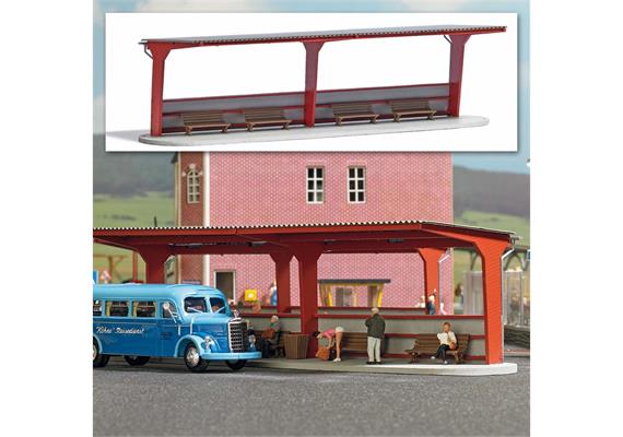 Busch 1377 Busbahnhof H0