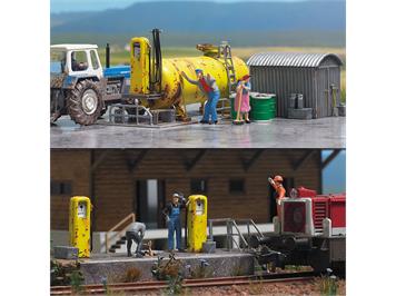 Busch 1413 Diesel-Tankstelle - H0 (1:87)